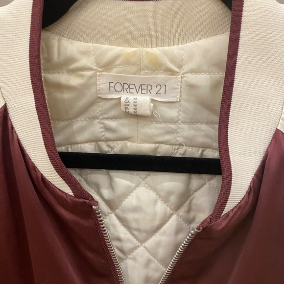 Forever 21 Satin Bomber Jacket - Picture 4 of 5